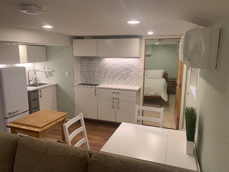 New ductless air conditioning, heating with smart thermostat.