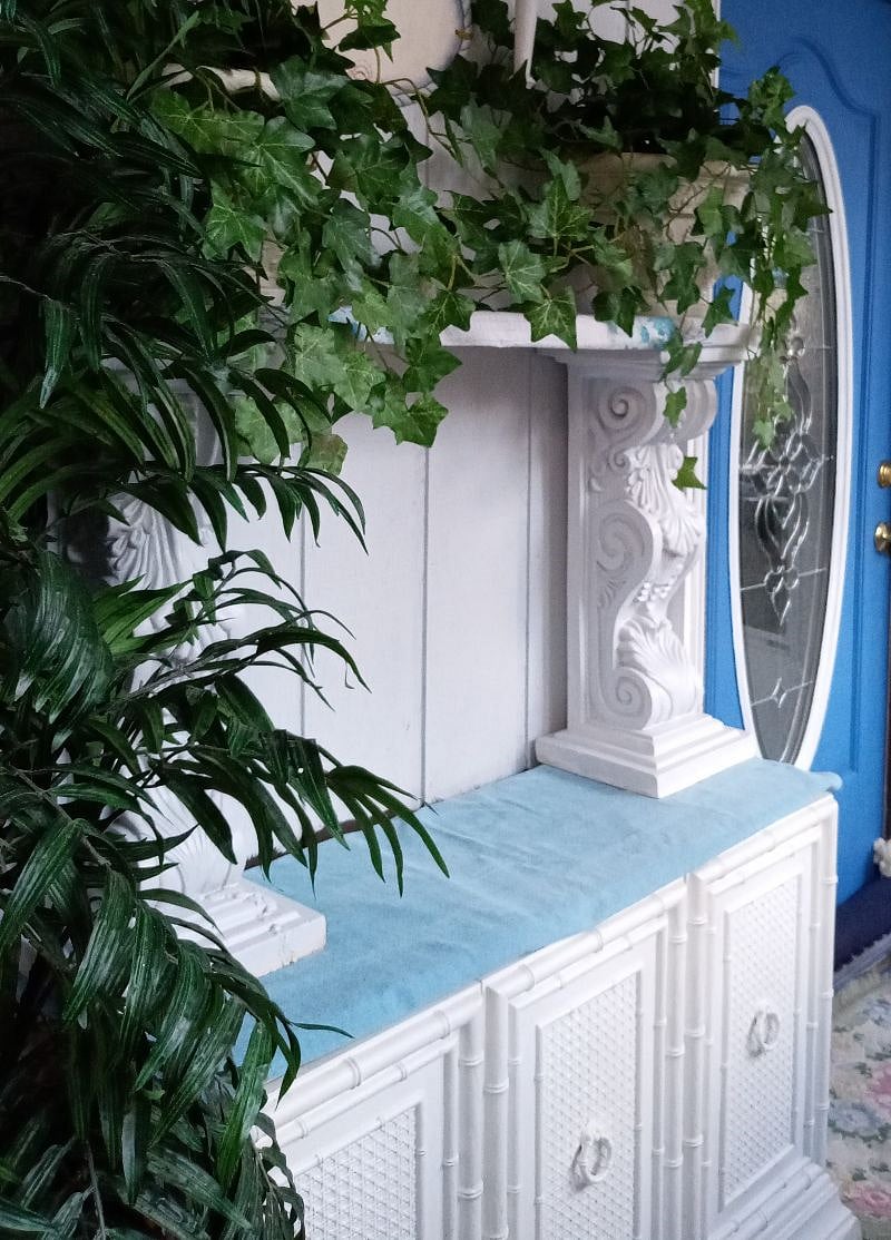 Front Door in Porch. Great to keep delivered packages safe!