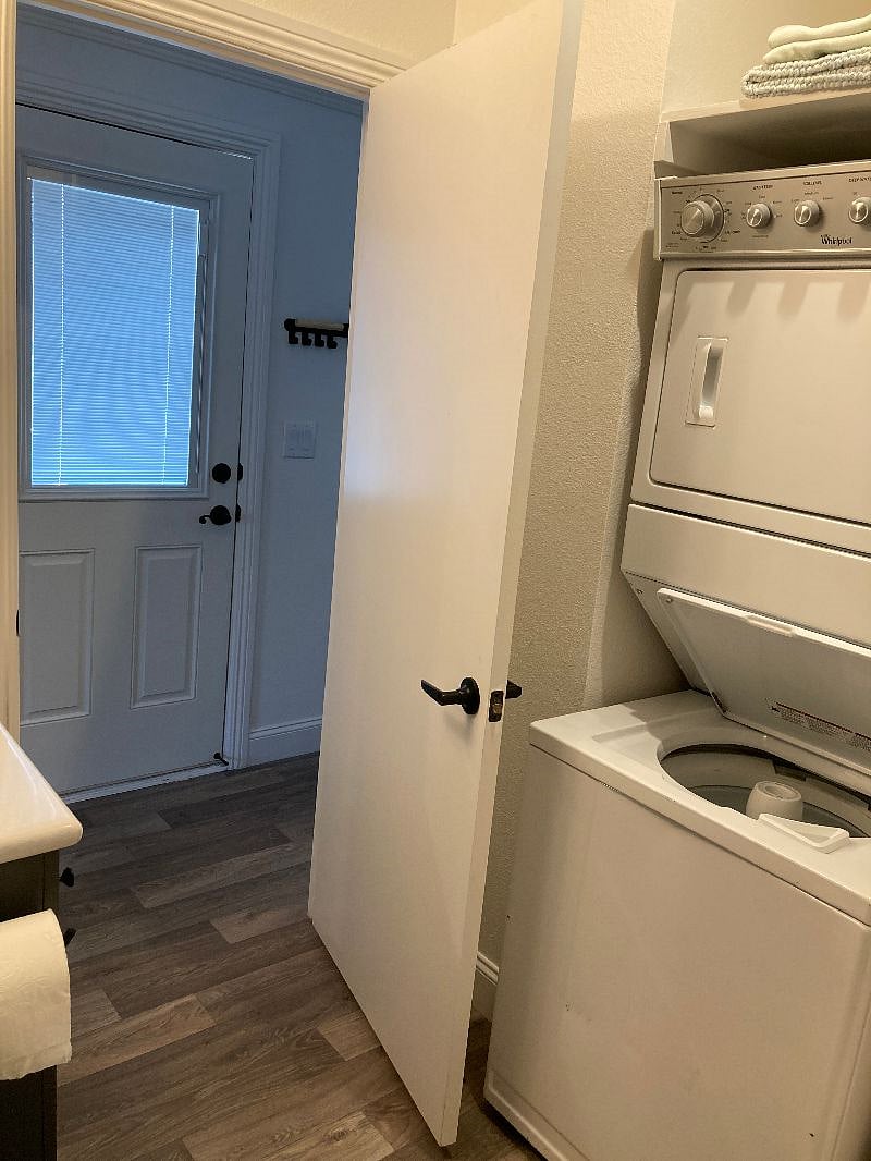 Washer & Dryer in bathroom