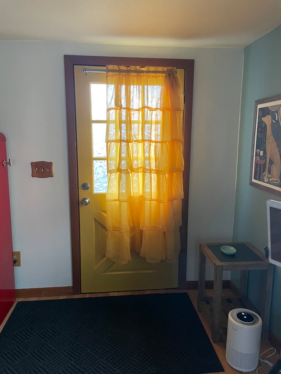 Exterior door (from inside)