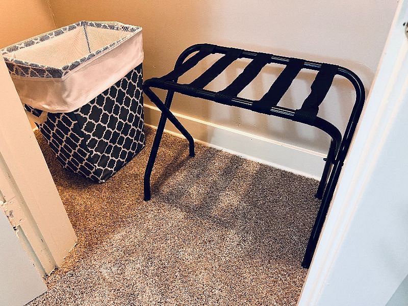 Each bedroom has hamper and luggage rack