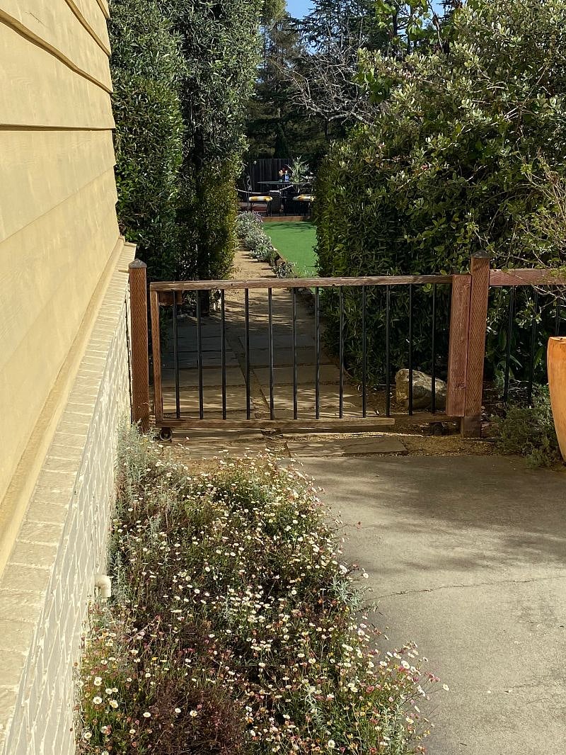 side entrance to private cottage