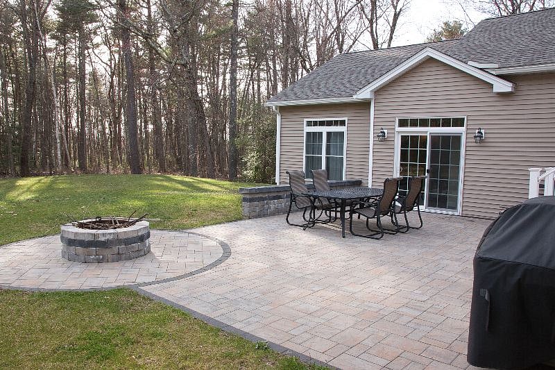 Patio and firepit
