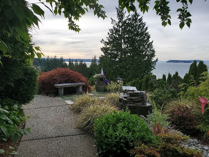 view walking to your front door