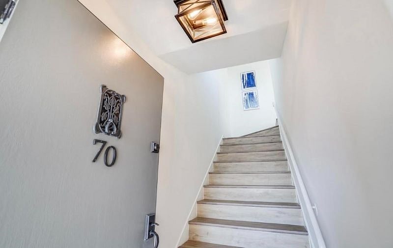 Private entrance.