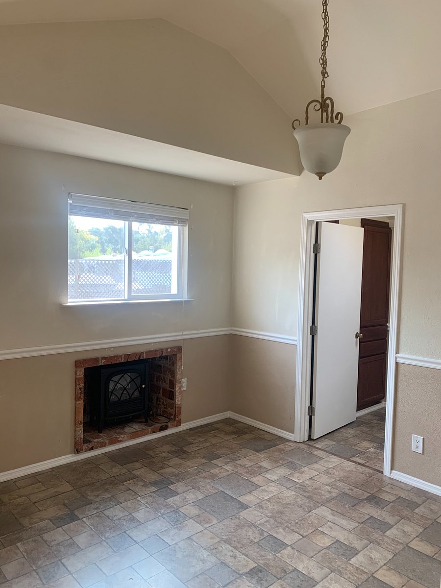 Master Bedroom & Electric Fireplace