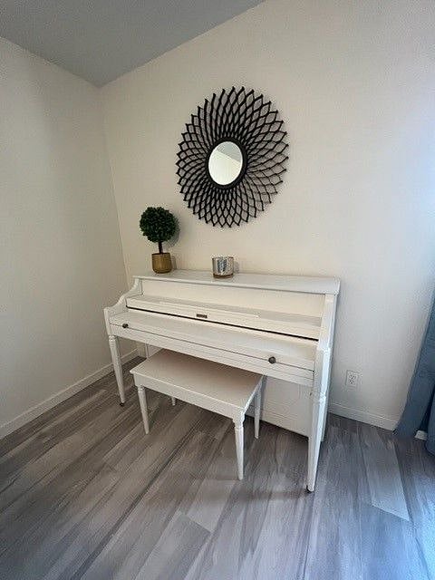 Family room piano