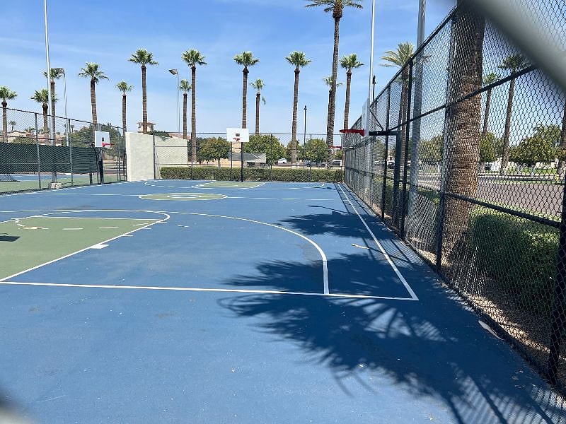 Basketball court access