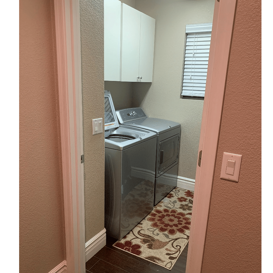 Upstairs laundry room