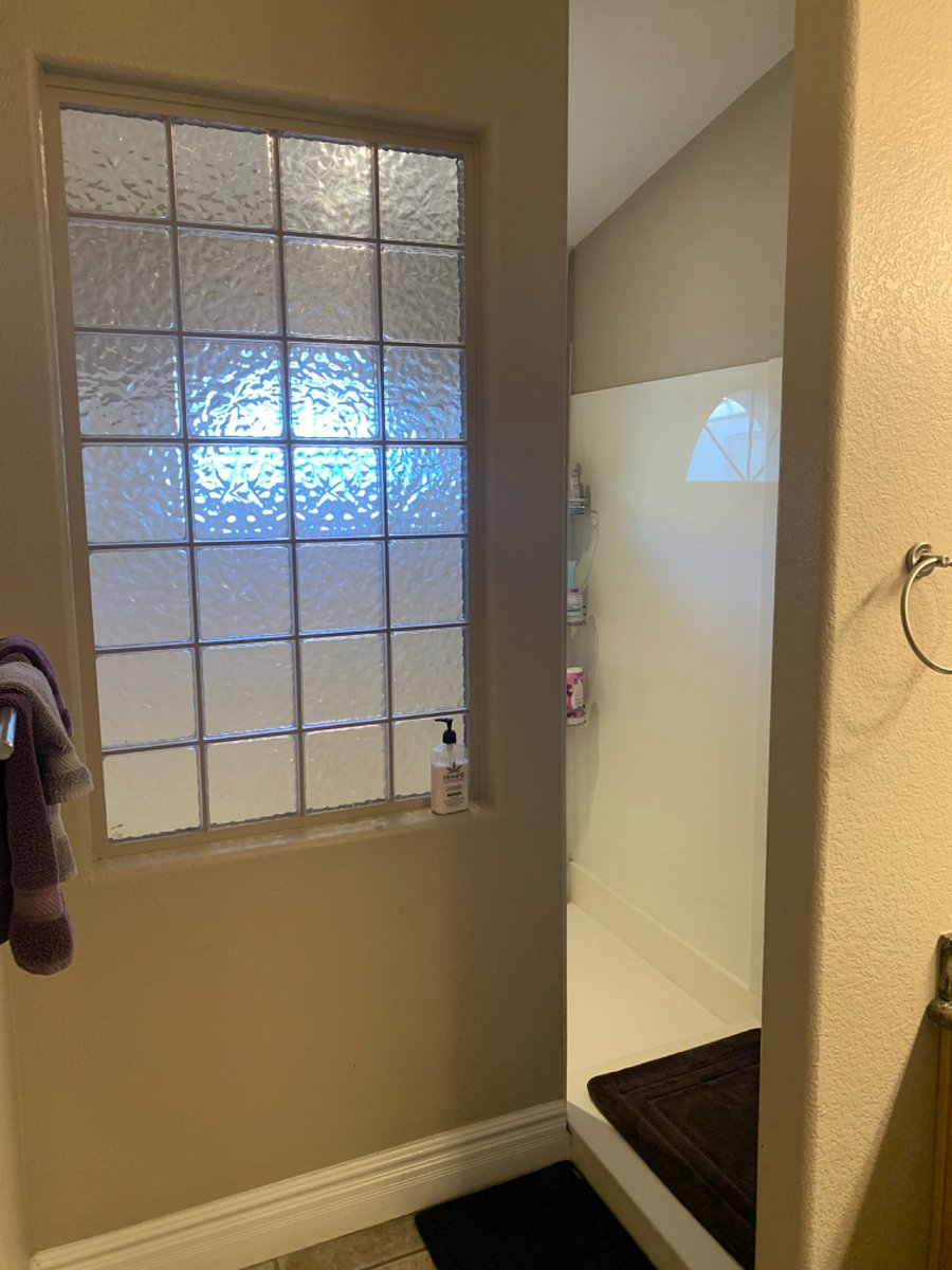 Master walk-in shower