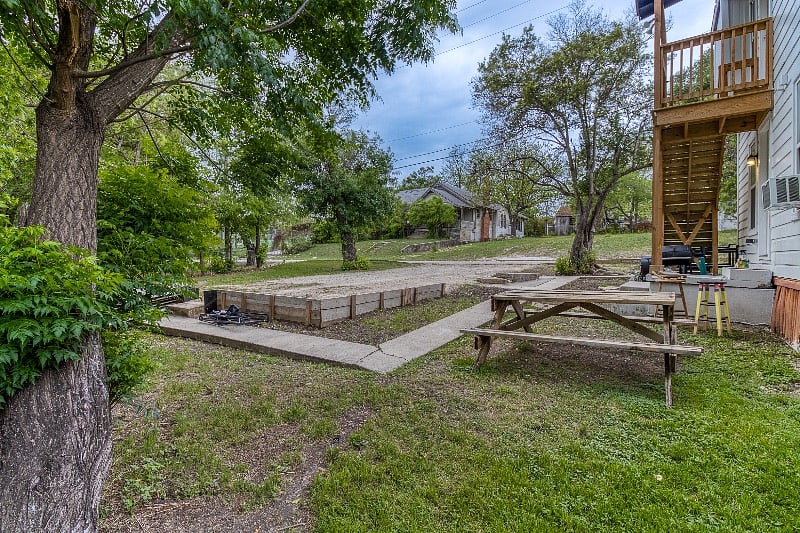 Shared backyard