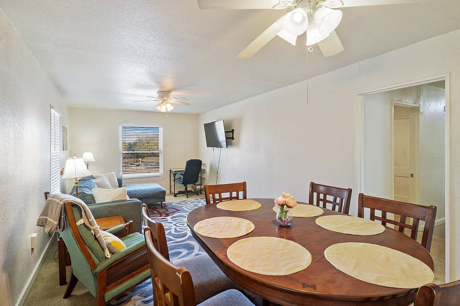 Upstairs unit living room