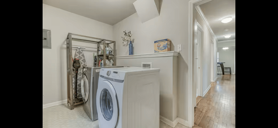 Downstairs laundry