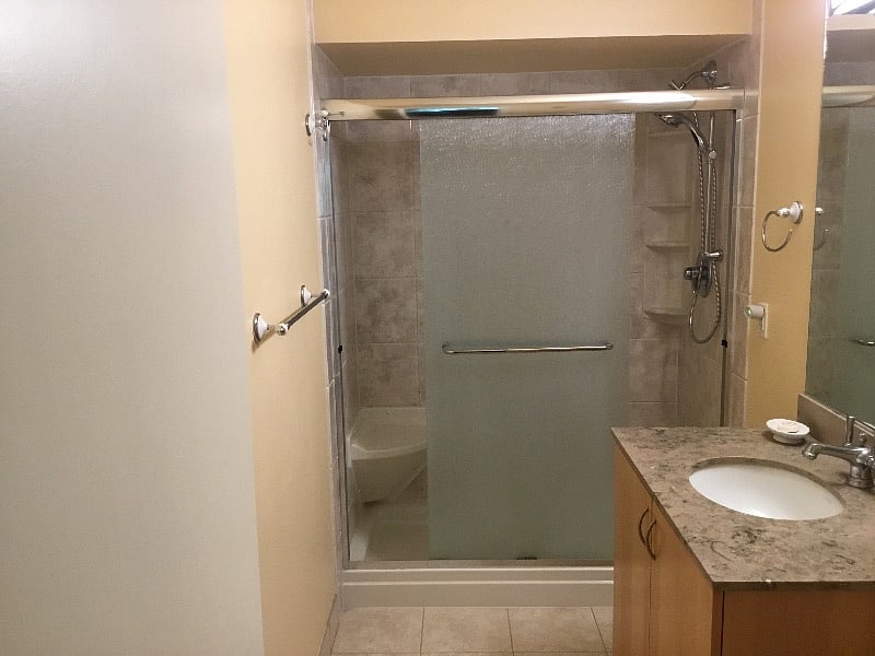 Master bathroom.