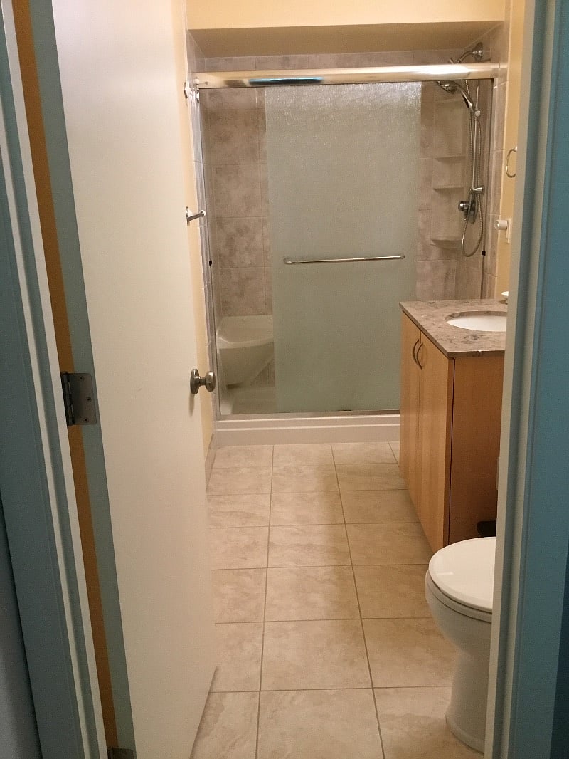 Master bathroom.
