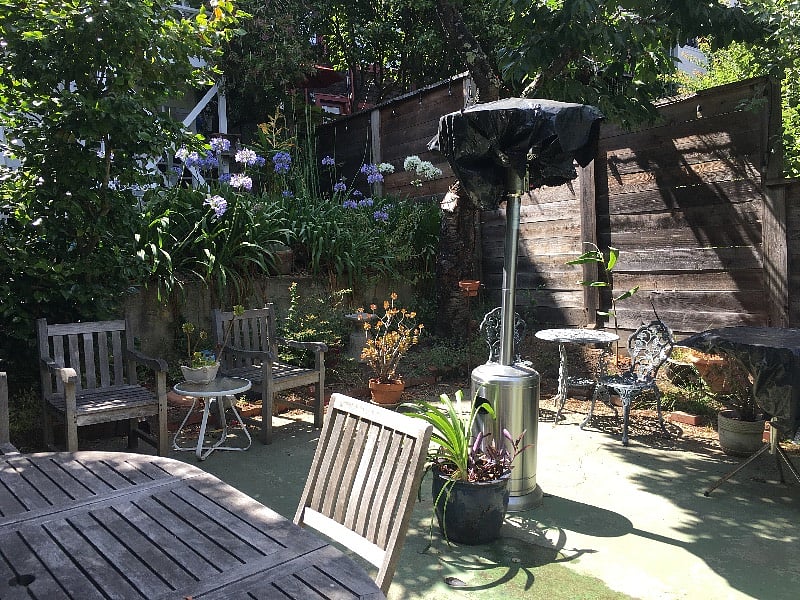 Garden with bbq etc but currently needs some LTC
