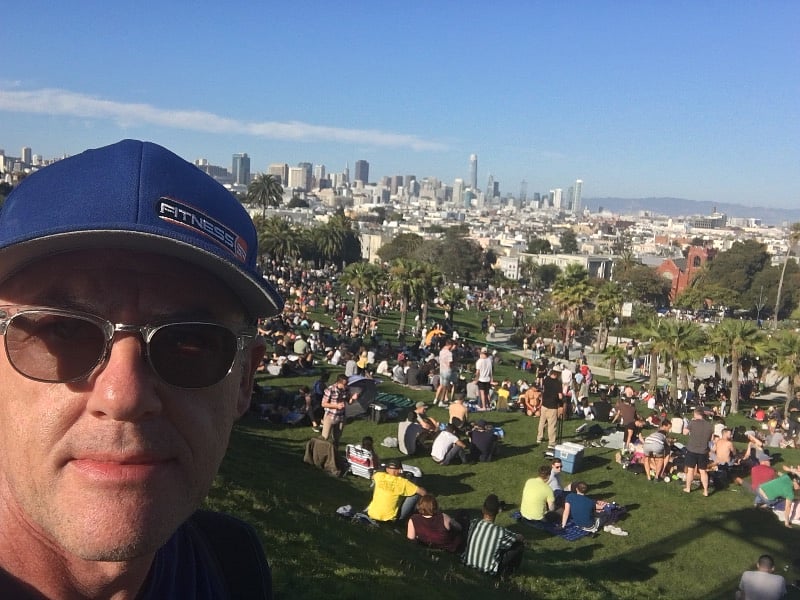 Dolores Park... a short walk away with the best views of the city.