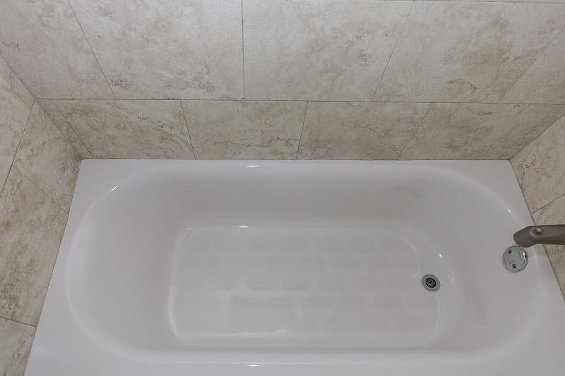 Shower and tub.