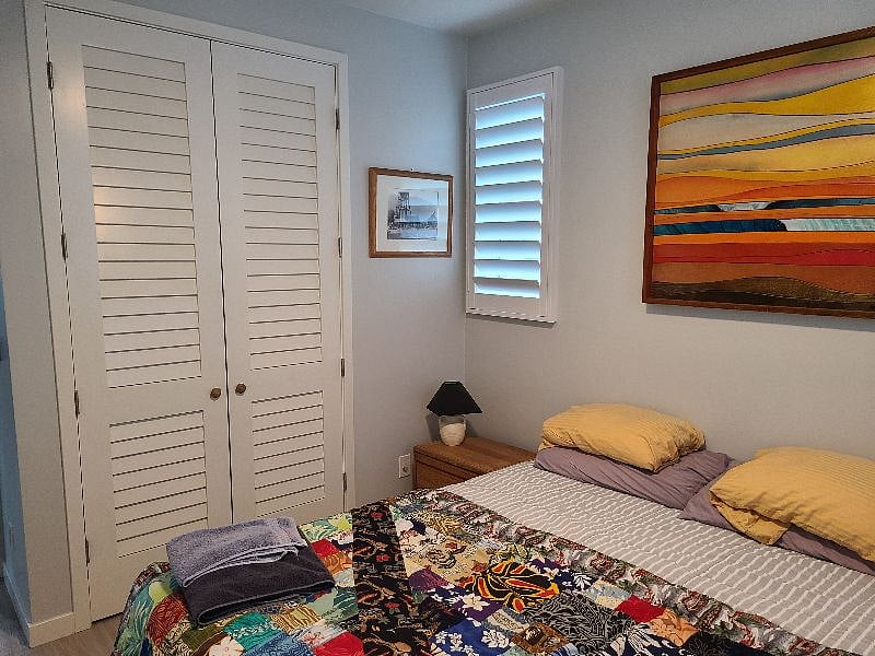 Closet in bedroom