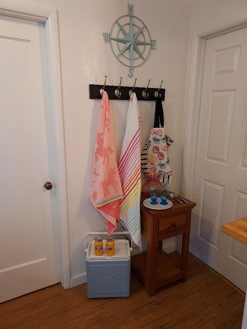Beach towels and ice chest for your picnic or beach day.