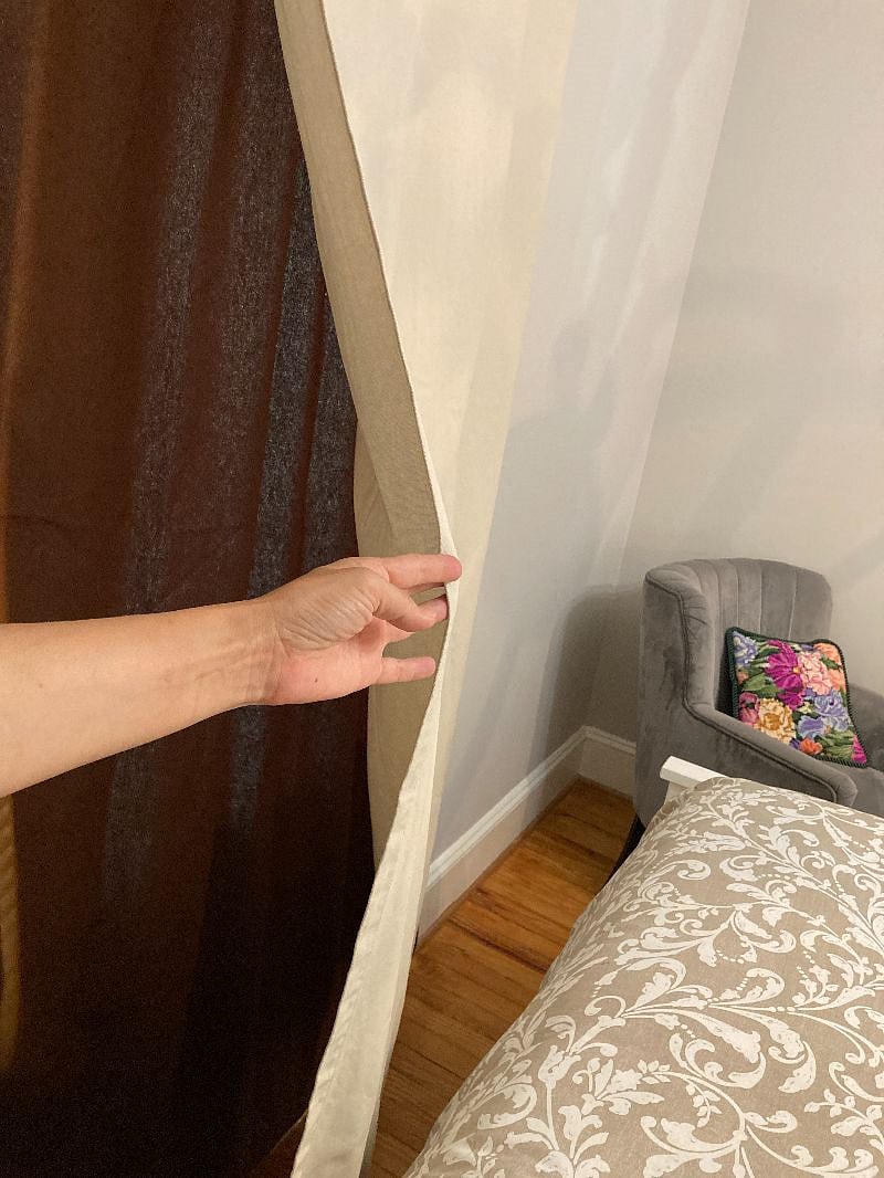 We got ya covered! sun-block drapery in Primary bedroom only where nurse sleeps (Drapes get changed out during seasons and may not match exactly in photos)