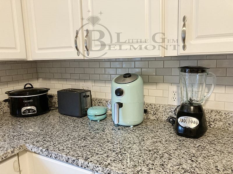 Air Fryer, Blender, Toaster, Crock Pot, Toaster Oven, and even a mini Waffle Maker for one!