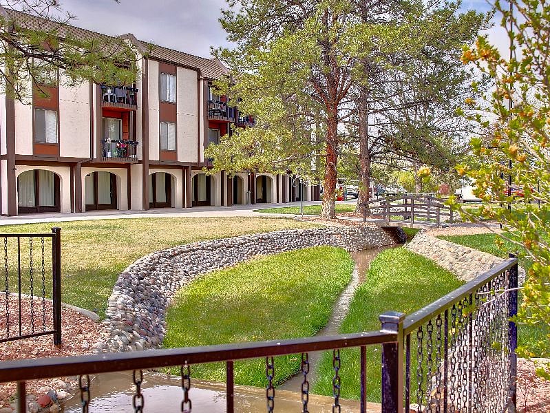 Walking areas around condo association
