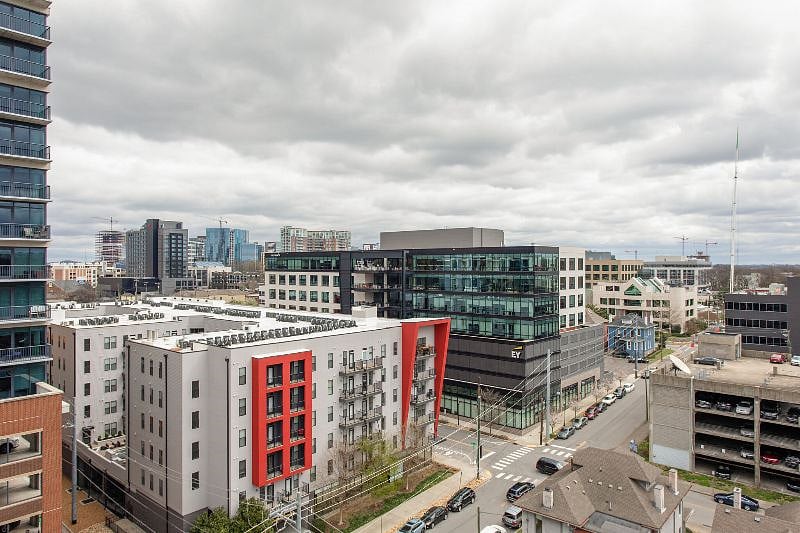 View downtown Nashville from your balcony