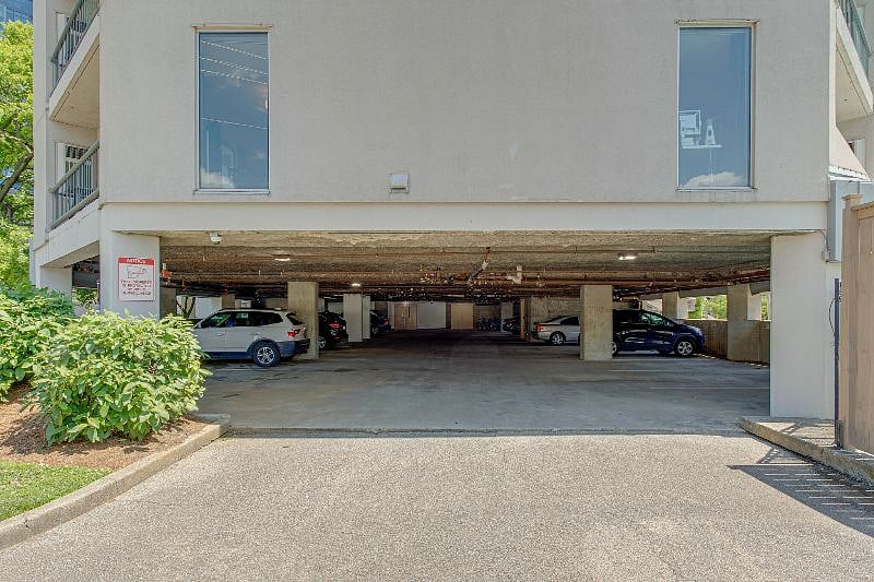 Free garage parking