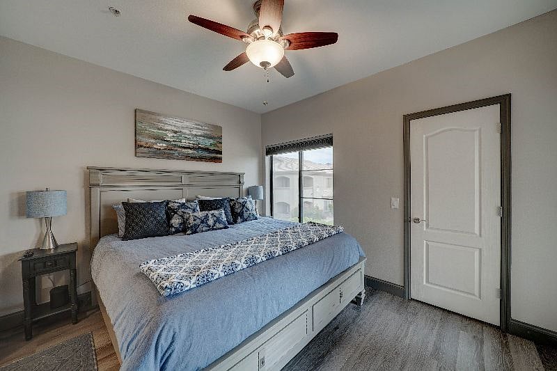 Master Bedroom with Cal King Bed and Walking Closet