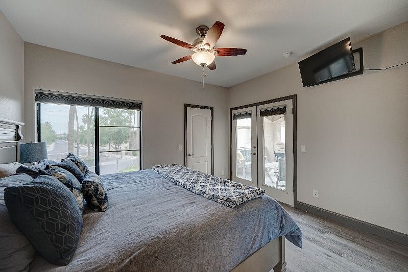 Master Bedroom with access to outside porch