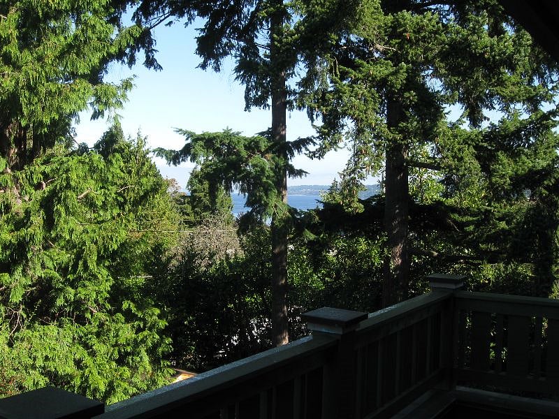 View looking north from one of your private decks.