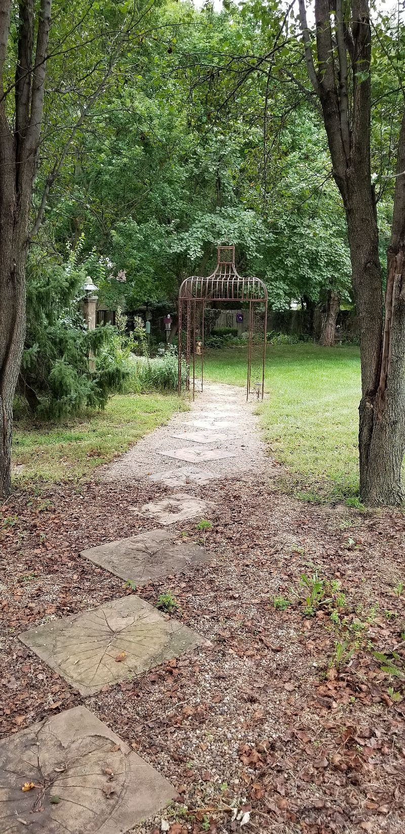 Pathway to gazebo