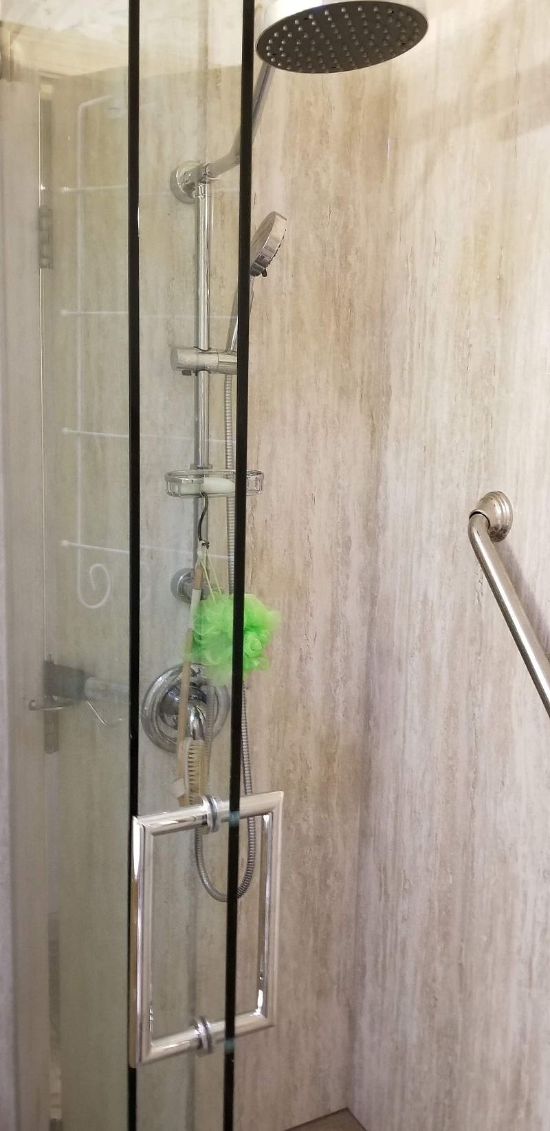Main bath, shower only