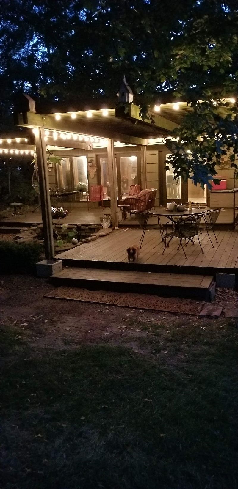 Deck off living room/ kitchen