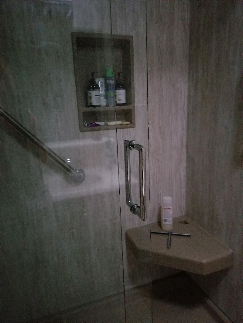 Main bath, shower only