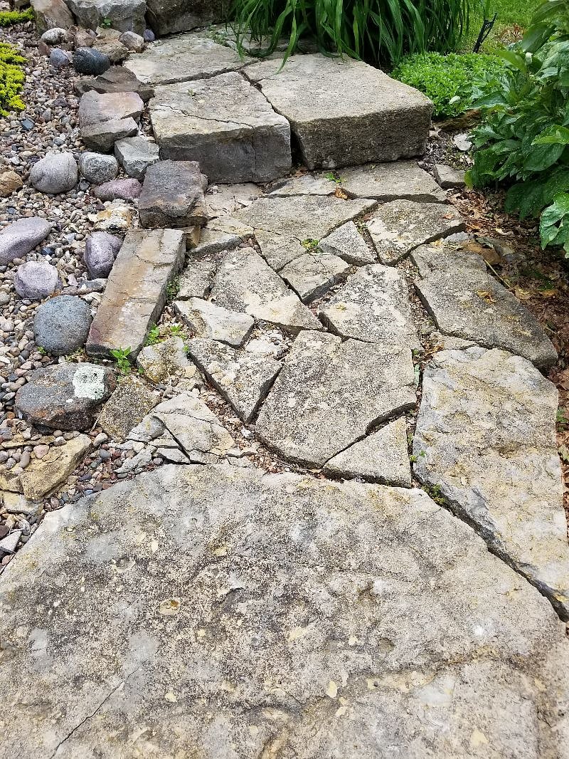Front sidewalk