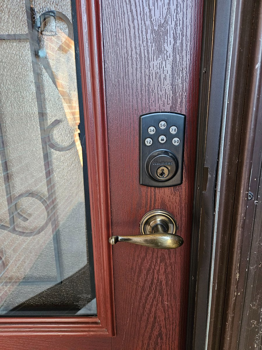 Front door keyless entry
