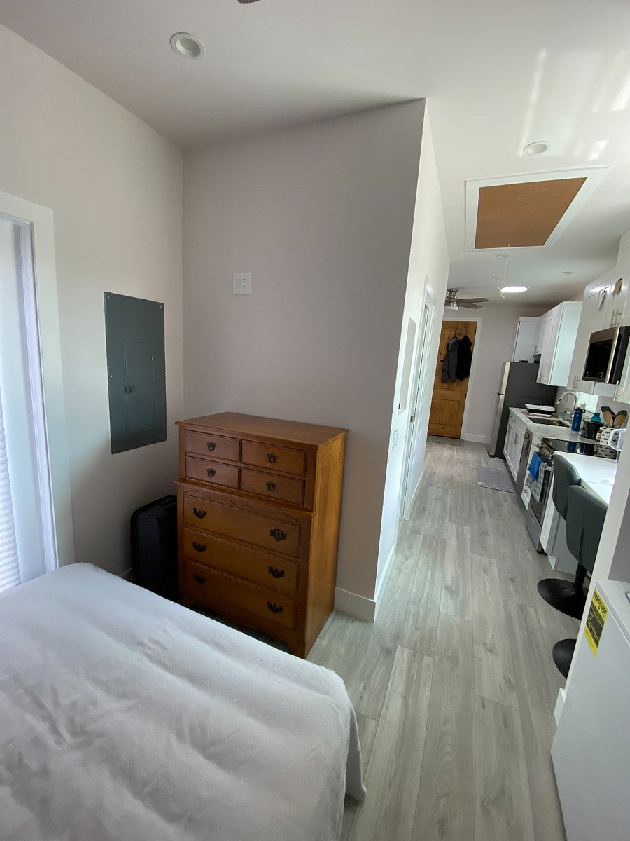 Sleeping area. Chest of drawers. Twin or Full size available.
