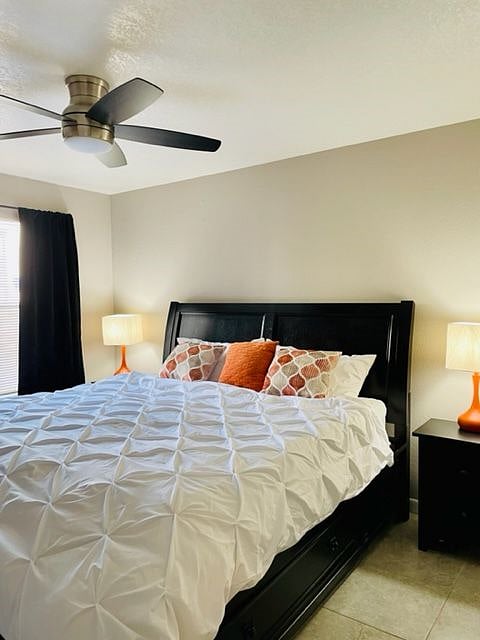 Bedroom 1 with king size bed with under frame storage and huge walk in closet !