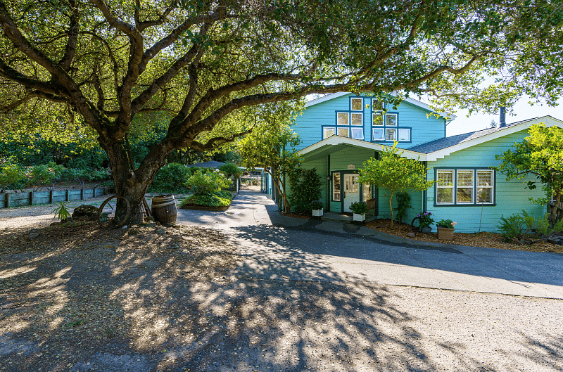 View of main house