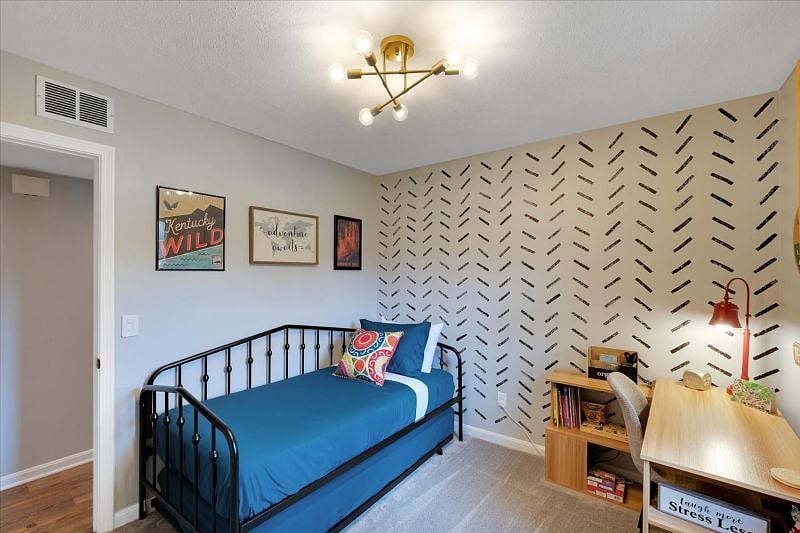 Spare room / office area with desk