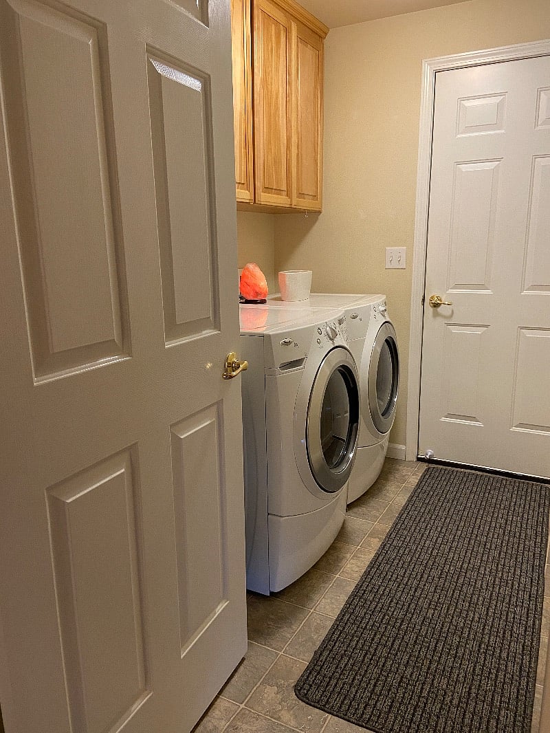 Full access to the washer and dryer. We will provide the detergent if you like. 