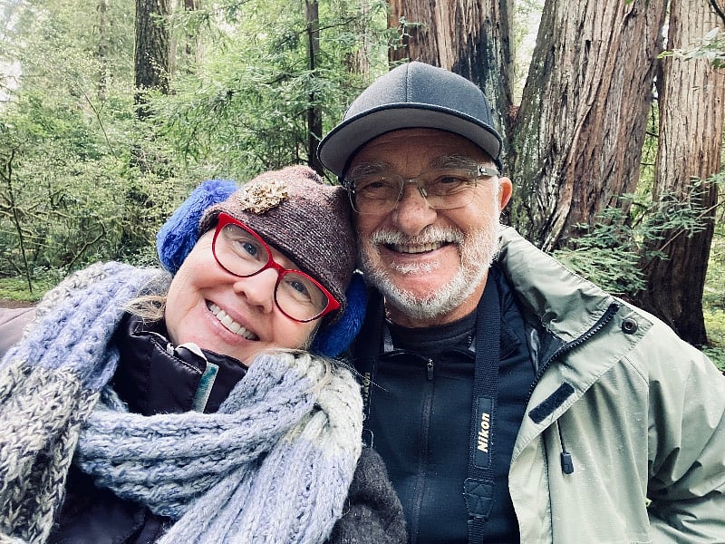 Us, enjoying local forests.