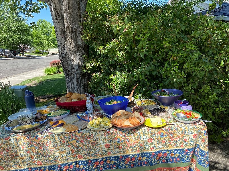 Summer block party fare. We have such a great neighborhood.