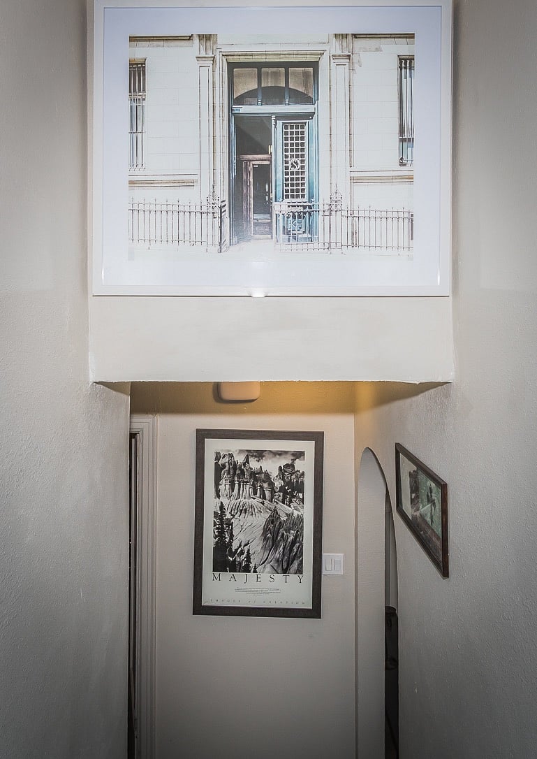 The artwork in our home are conversation pieces.