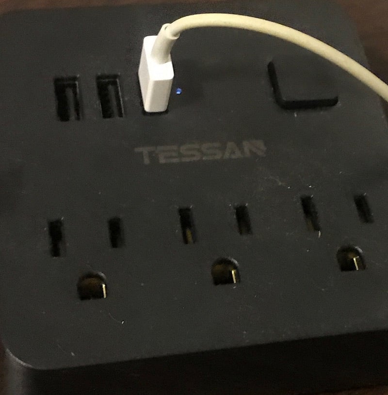 There are plenty of USB ports in the house for all of your electronic devices.