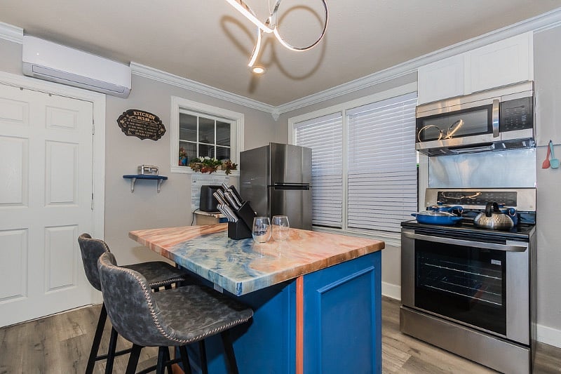 While waiting on your dinner. Pull up a chair for a little pre-dinner wine and more wine. 
