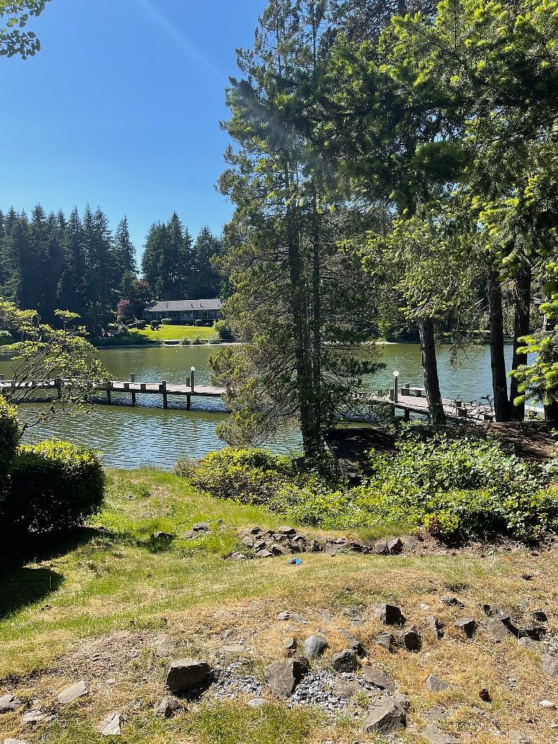 Located in a gated lake community with walking paths