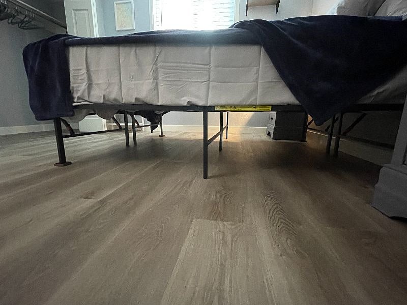 Lots of storage under each bed